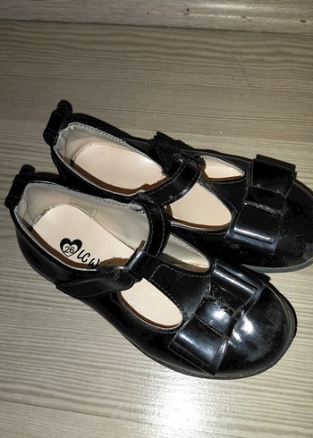 Kız Çocuk Siyah Rugan Tokalı Babet - Görsel 3