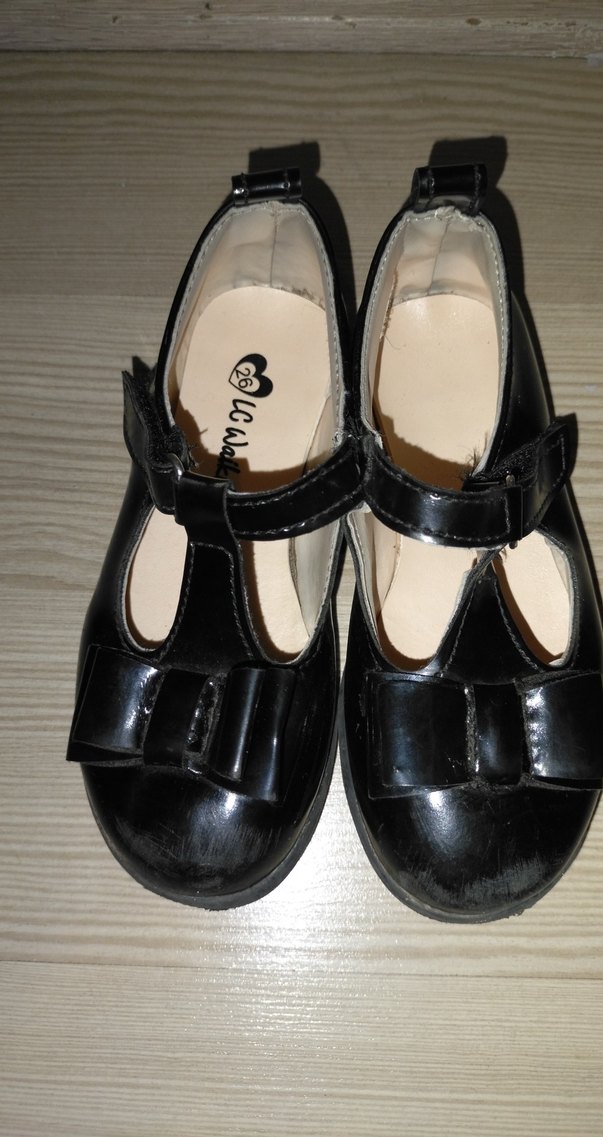 Kız Çocuk Siyah Rugan Tokalı Babet - Görsel 2