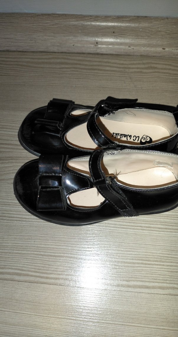 Kız Çocuk Siyah Rugan Tokalı Babet - Görsel 4