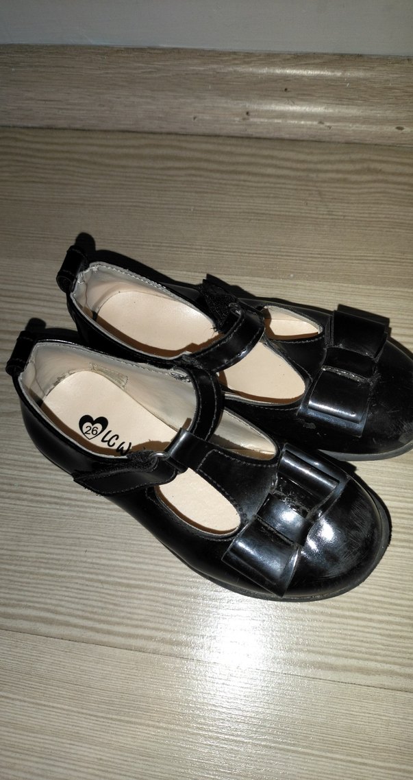 Kız Çocuk Siyah Rugan Tokalı Babet - Görsel 3