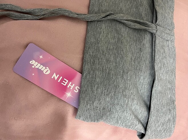 Sheinside gri kısa crop