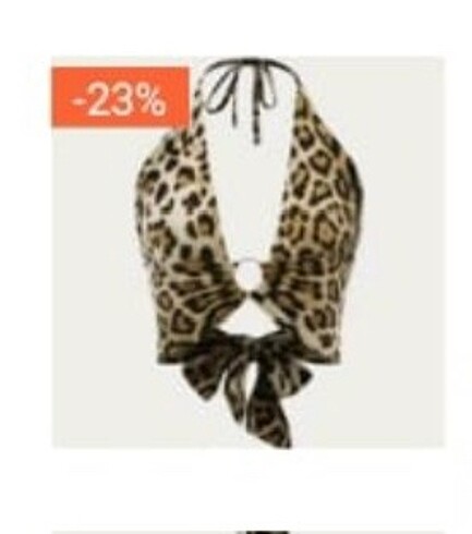 Sheinside leoparlı crop