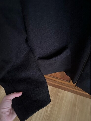 m Beden siyah Renk Ekol marka kaşe kısa kaban