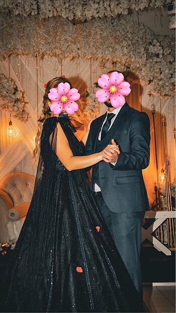 38 Beden Aysira taşlı simli nişan elbisesi
