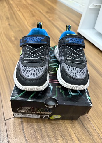 Skechers Erkek Çocuk Siyah Spor Ayakkabı