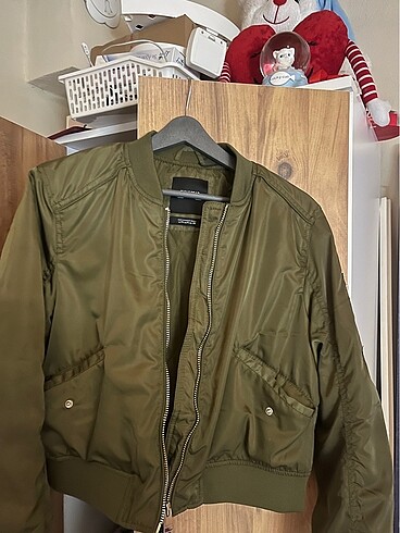 m Beden haki Renk Haki bomber ceket
