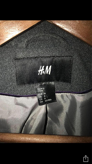 38 Beden gri Renk H&M palto
