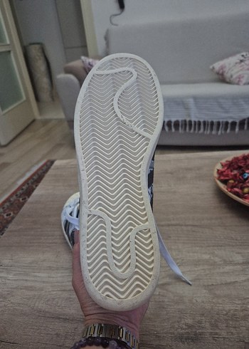 Adidas erkek Beyaz Spor Ayakkabı - Görsel 5