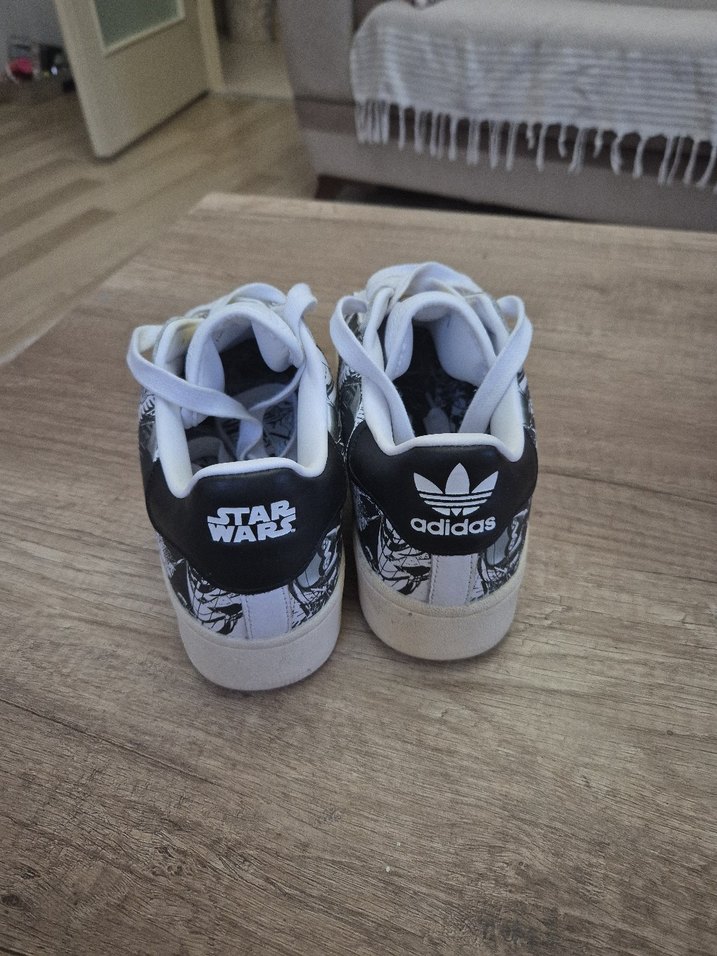 Adidas erkek Beyaz Spor Ayakkabı - Görsel 4