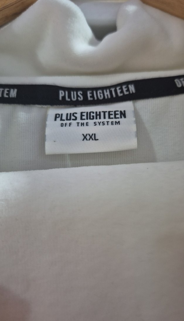 Beyaz Yüksek Yakalı erkek  Fermuarlı eşofman takımı - Görsel 3