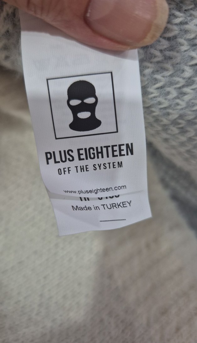 Gri Örme Salaş erkek  yün - Görsel 4