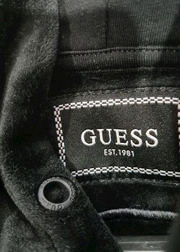 Guess erkek Peluş Sweatshirt - Görsel 3