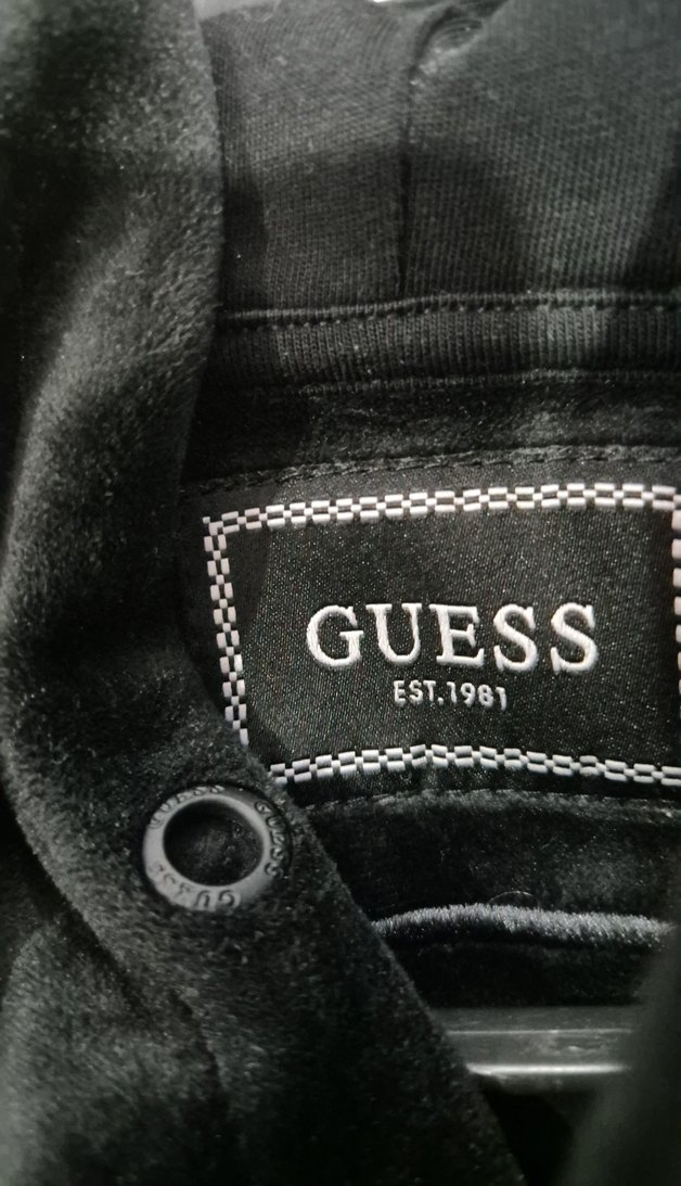 Guess erkek Peluş Sweatshirt - Görsel 3