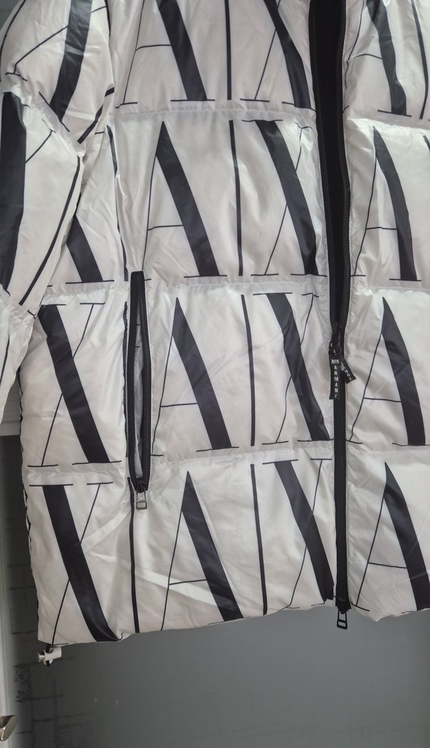 Fermuarlı Beyaz Erkek Sokak Stili Mont - Görsel 2