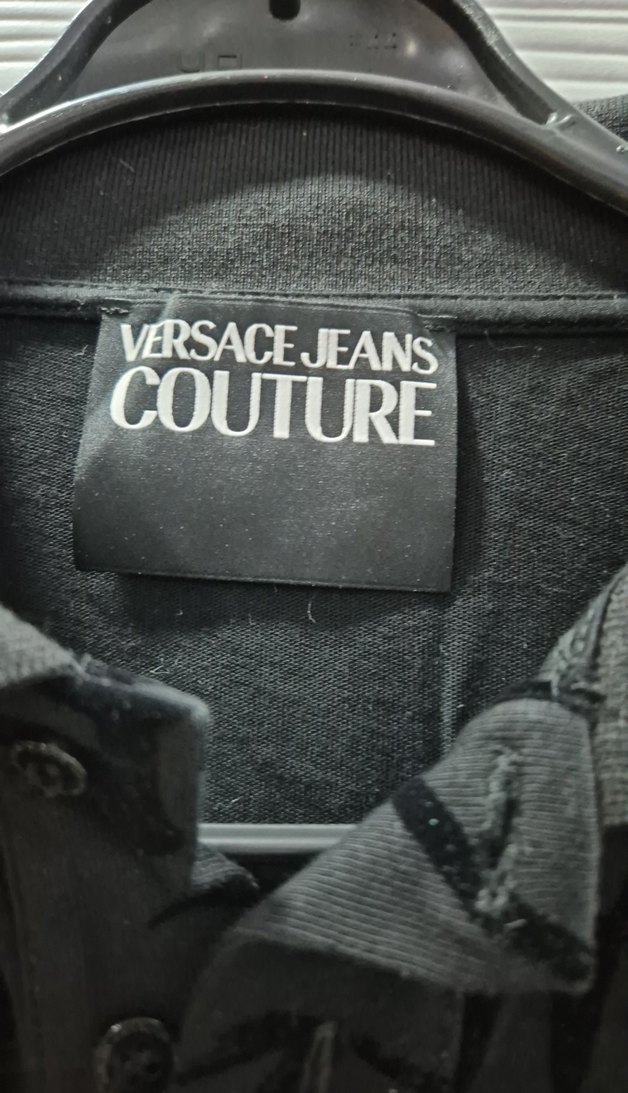 Siyah Baskılı Erkek Polo Tişört - Görsel 2