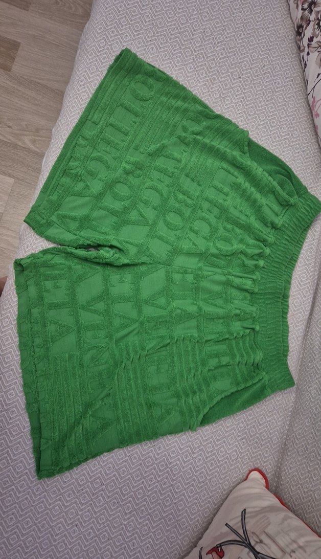 Yeşil Bottega Havlu Şort - Görsel 3
