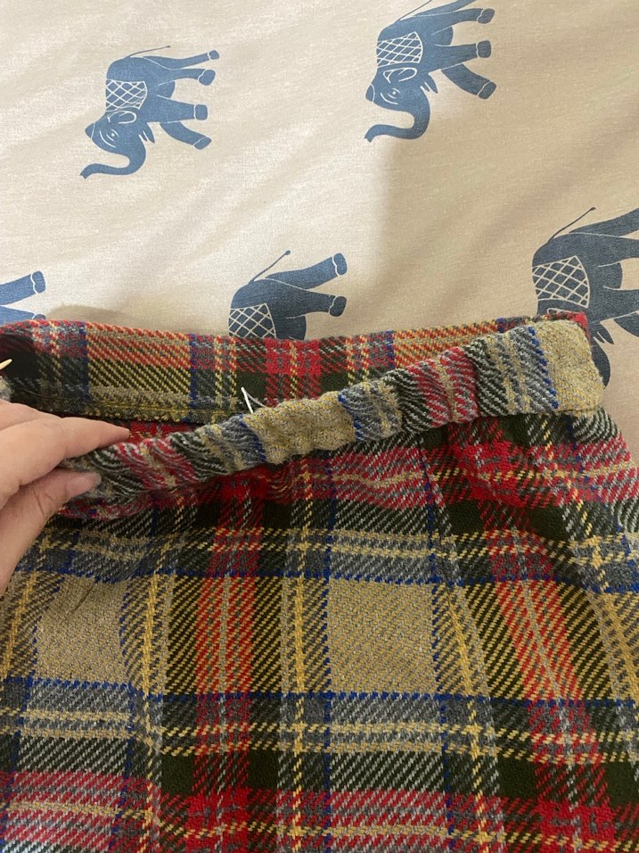 Addax Kadın Midi Ekose Etek - Görsel 4