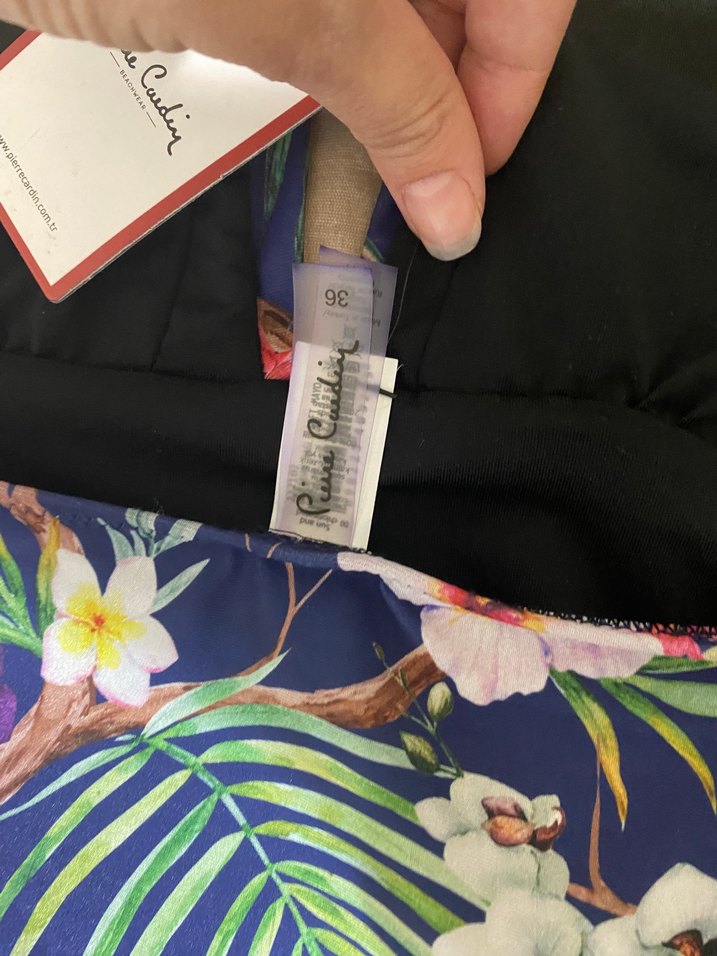 Çiçek Desenli Renkli Kadın Mayo - Görsel 3