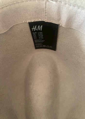 H&M Bej Gri Yün Kadın Şapka