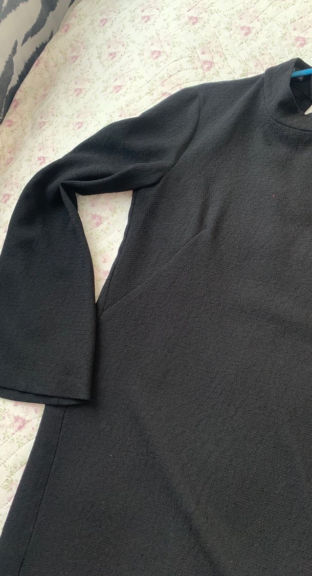 Siyah mango Şık elbise - Görsel 4