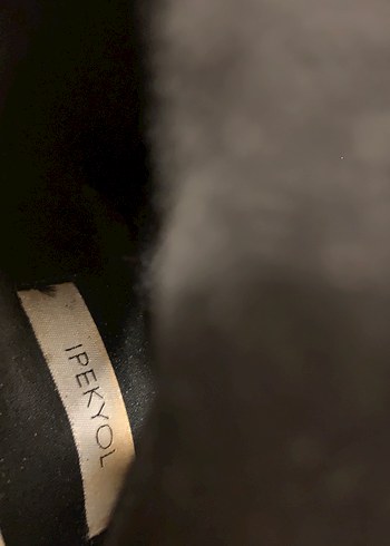 Siyah Süet  Topuklu Kadın Bot - Görsel 4