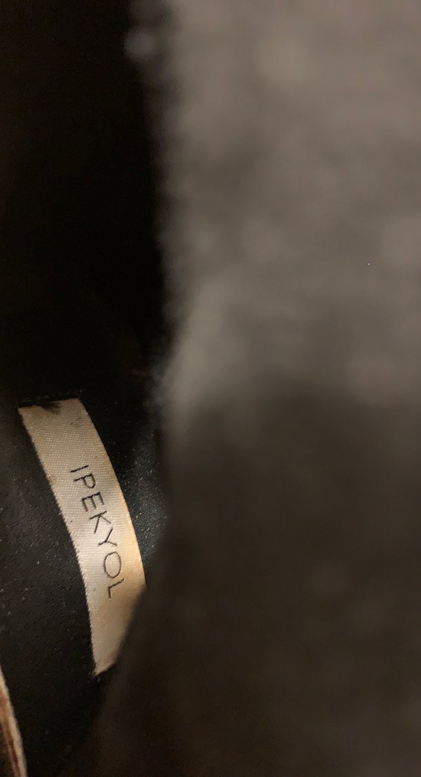 Siyah Süet  Topuklu Kadın Bot - Görsel 4