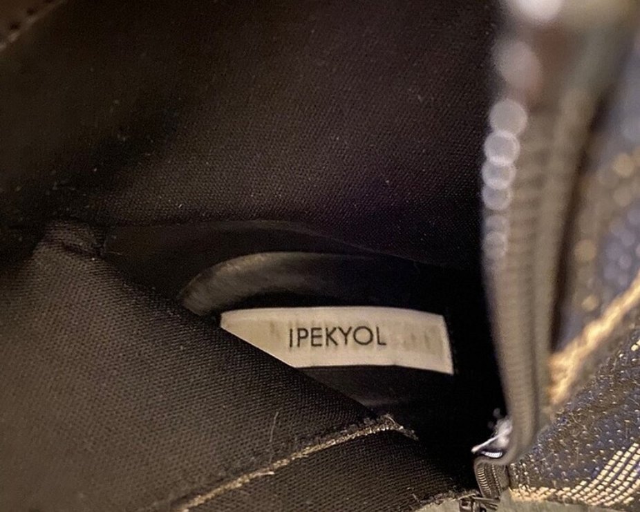 Mavi Desenli Kadın Bot - Görsel 4