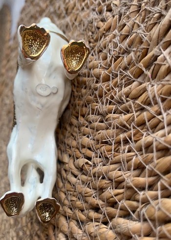 Beyaz Dekoratif Ayı Figürü - Görsel 5