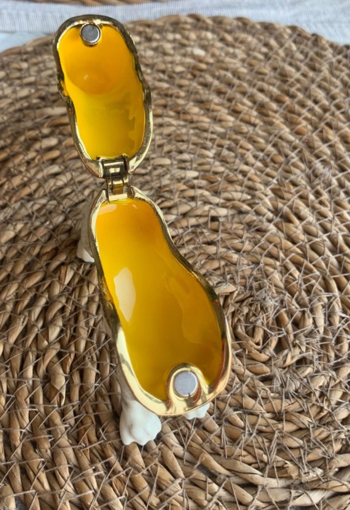 Beyaz Dekoratif Ayı Figürü - Görsel 3