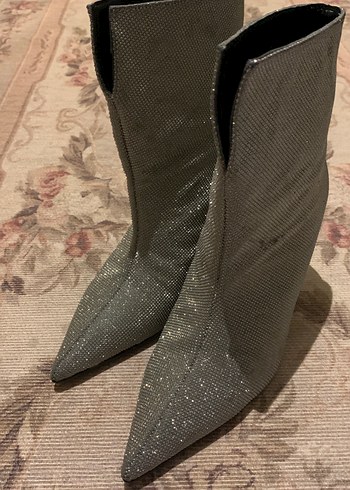 Lame Topuklu kadın Bot - Görsel 7