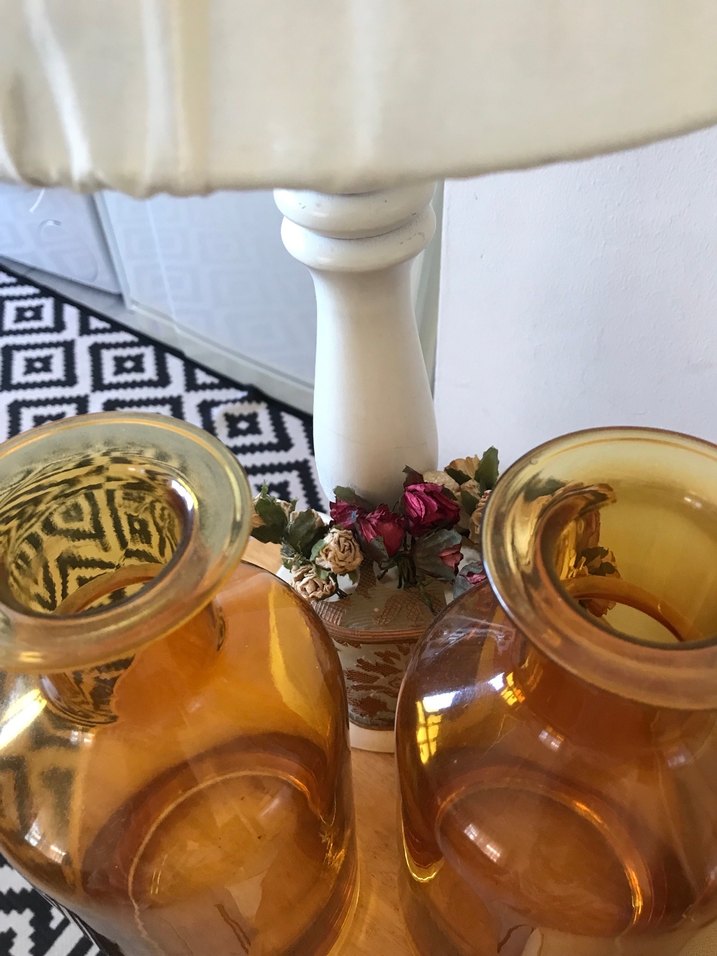 İkili Parlak Sarı Cam Vazo set fiyatıdır - Görsel 5