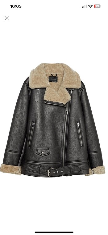 l Beden STRADIVARIUS MARKA ORJİNAL SUNİ DERİ MONT
