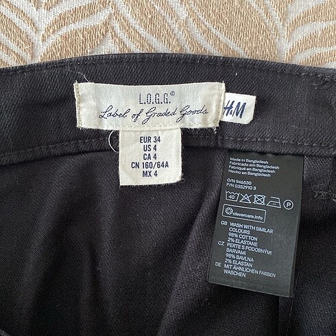 34 Beden H&M KOT ETEK