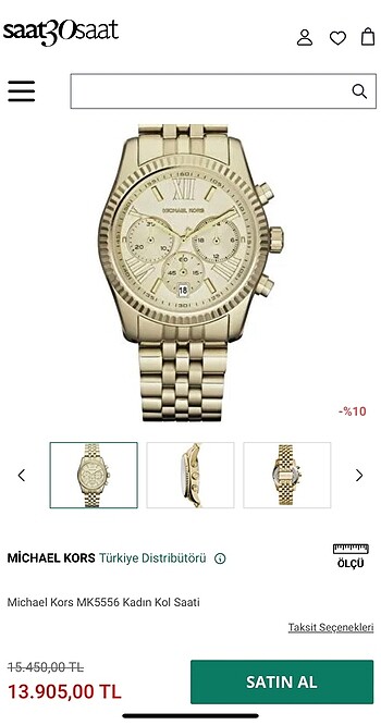 Michael Kors Orjinal Michael Kors saat