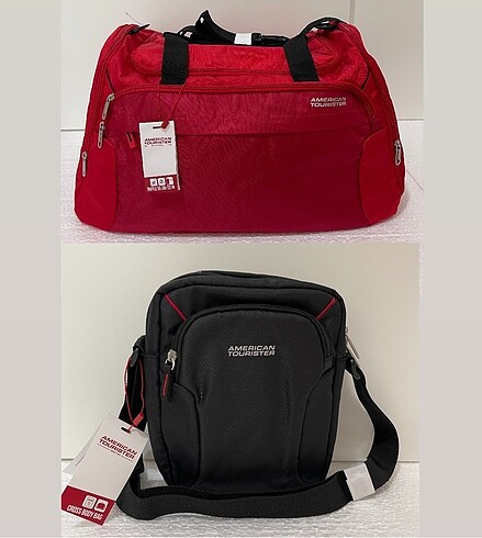 American Tourister Valiz ve Omuz Çantası
