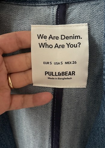 s Beden mavi Renk Kadın Mavi Denim Ceket / Blazer