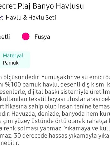  Beden pembe Renk Plaj havlusu 