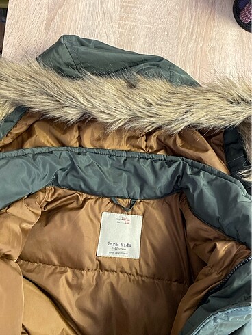 11-12 Yaş Beden haki Renk Kız Çocuğu Zara Mont