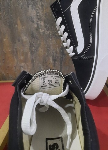 36 Beden siyah Renk Vans Old Skool Sneaker Ayakkabı