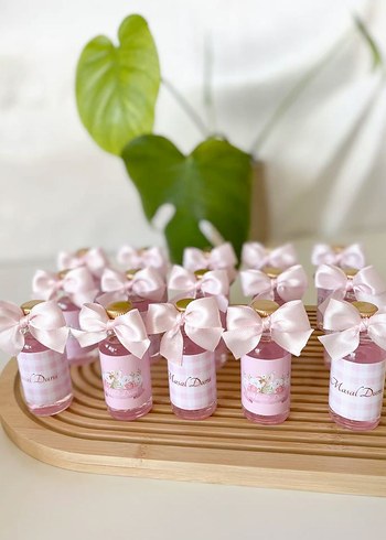 Pembe Mini Hediye Şişeleri