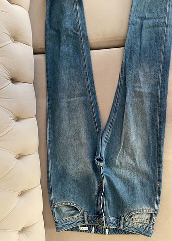 Diğer Kadın Mavi Midi Denim Jean