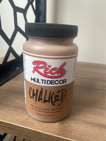 Rich multidecor chalked 4584 sütlü kahve boya 250ml