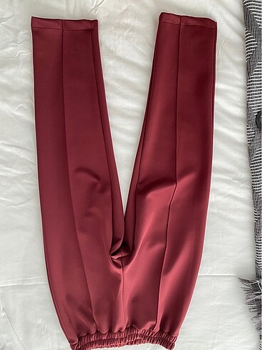 38 Beden bordo Renk Scuba pantolon bordo