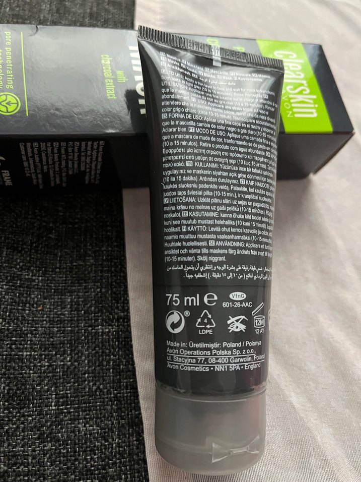 Avon Clearskin Kömürlü Arındırıcı Maske - Görsel 3