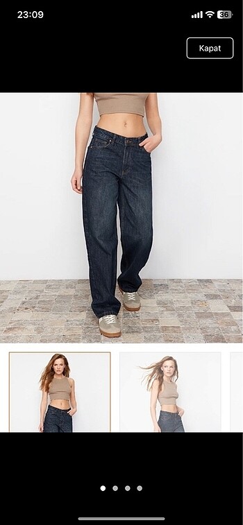 Wide leg jeans
