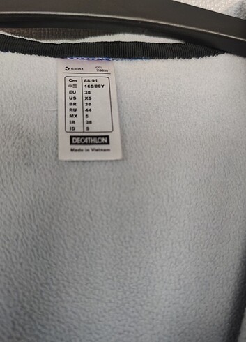 38 Beden Decathlon softshell mont
