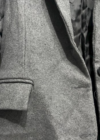 38 Beden Gri Kadın Blazer Ceket