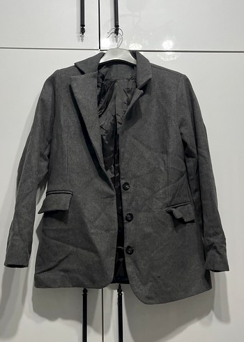 Diğer Gri Kadın Blazer Ceket