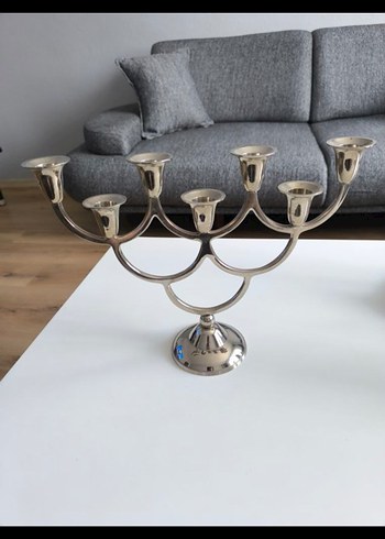 GÜMÜŞ KAPLAMA ŞAMDAN - Görsel 2