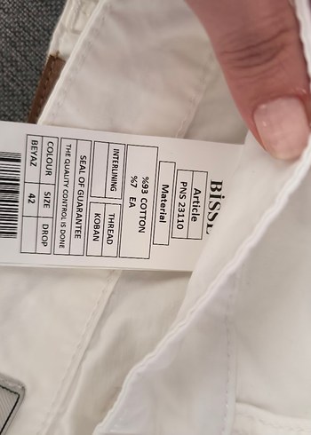 BİSSE 42 BEDEN ERKEK PANTOLON - Görsel 2